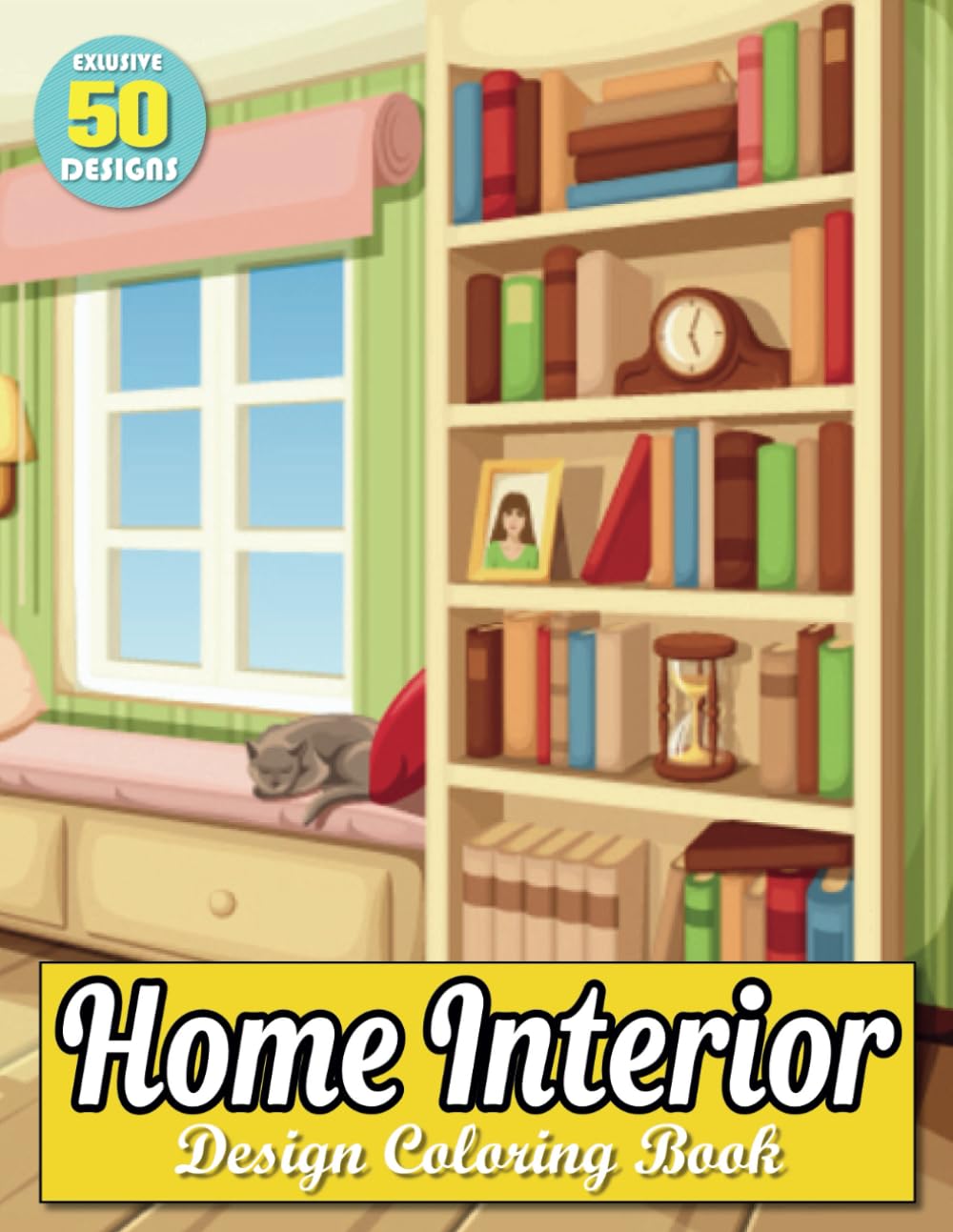 ler totalmente Home Interior Design Coloring Book: Dining Room Scenes Coloring Pages for Adults and Teens Relaxation