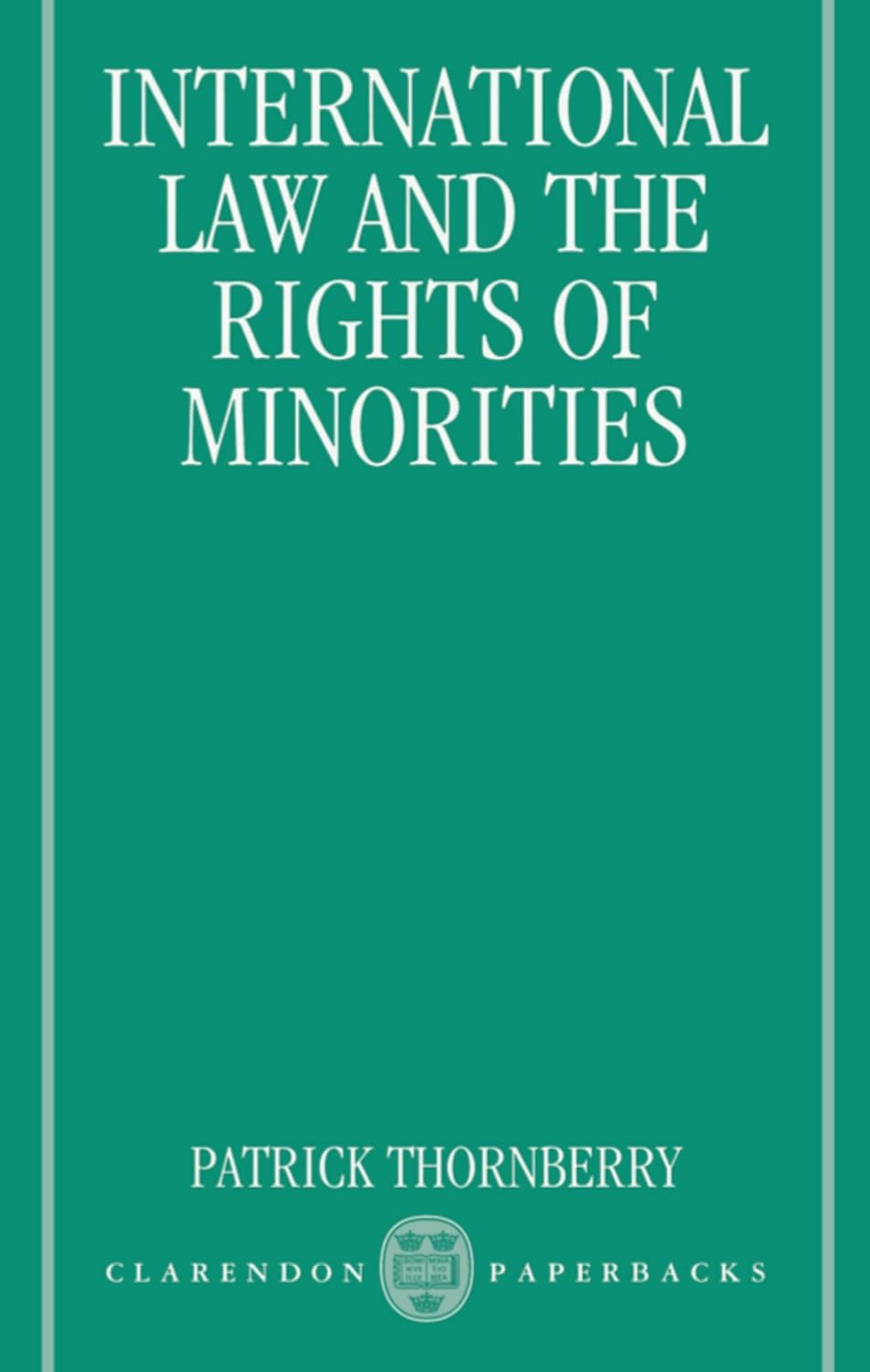 International Law and the Rights of Minorities baixar livro de graça