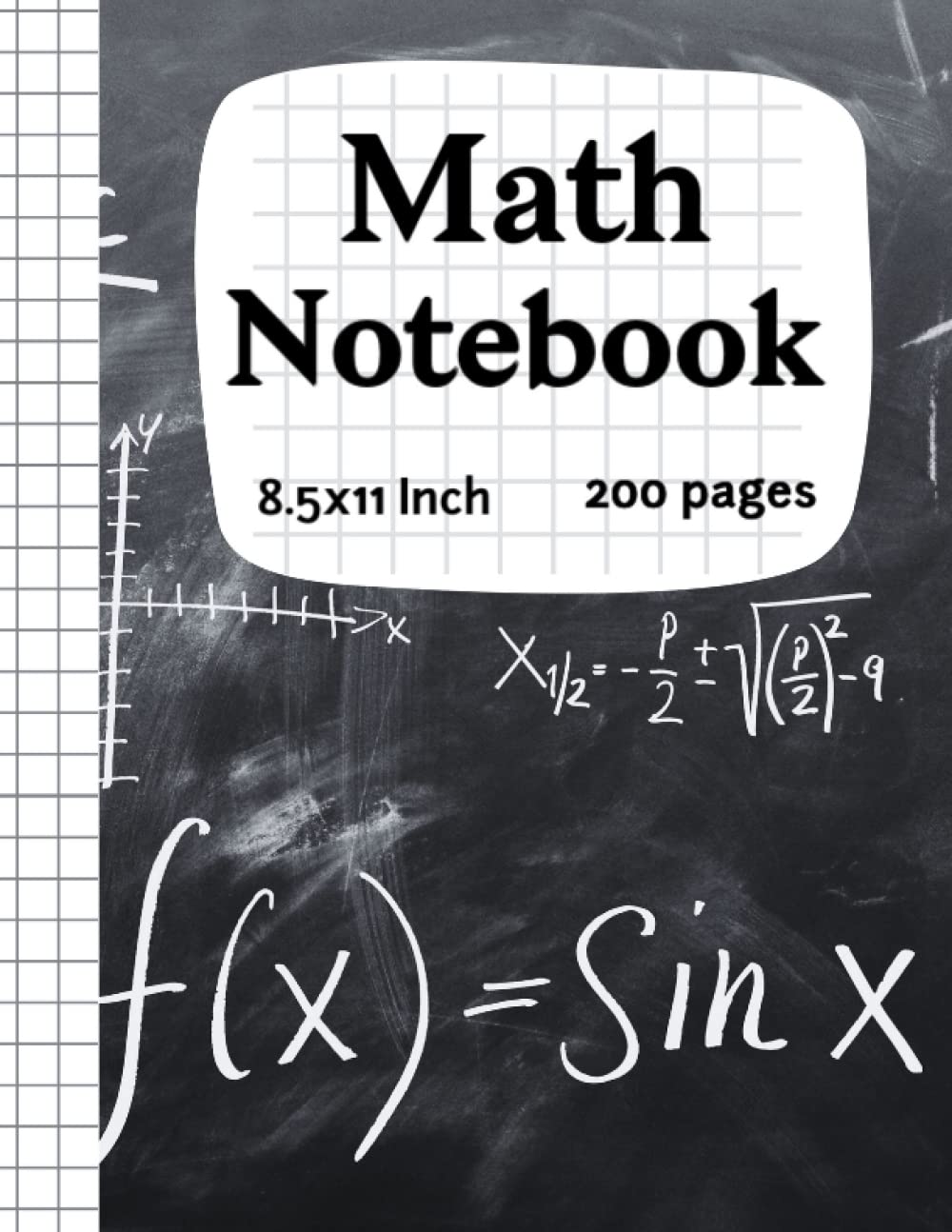 capítulo por capítulo baixar Math Notebook: Grid Paper for Math and Science Students, Quad Ruled, Grid Paper Notebook, 200 Sheets (Large, 8.5 x 11 inch), (Graph Paper Notebooks).