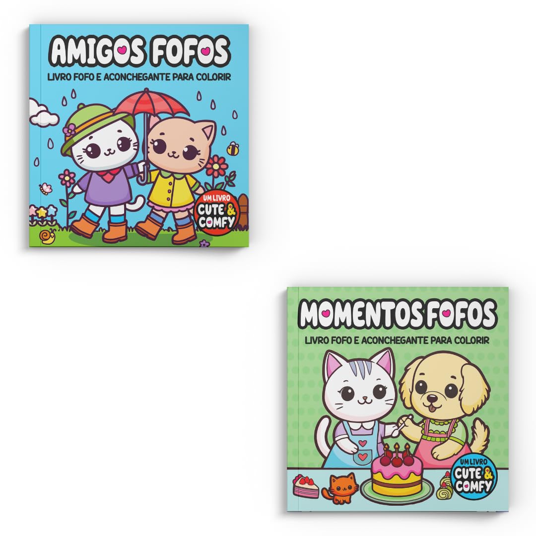 capítulo por capítulo baixar Coleção Cute & Comfy Colorir Fofo - Kit com 2 Livros de Colorir Adulto