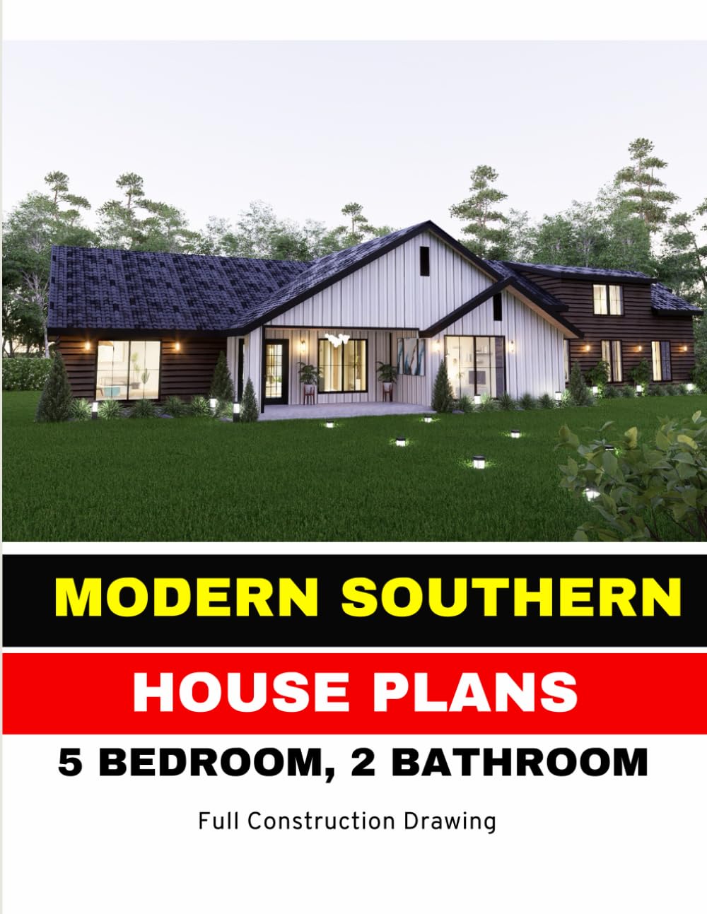 capítulo por capítulo baixar Modern Southern House Plan: 5 Bedroom, 2 Bathroom: With all construction details