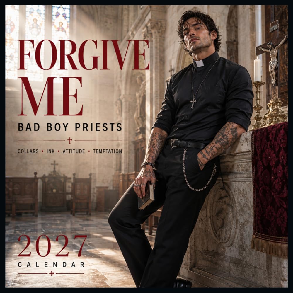 Bad Boy Priest 2027 CALENDAR: Rebellious Priests, Men’s Style and Tattooed Portraits baixar o livro de graça