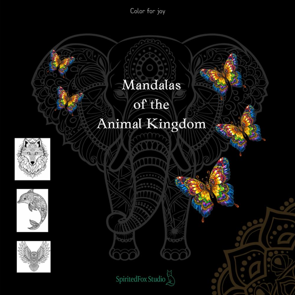 Color for joy: Mandalas of the Animal Kingdom baixar livro de graça