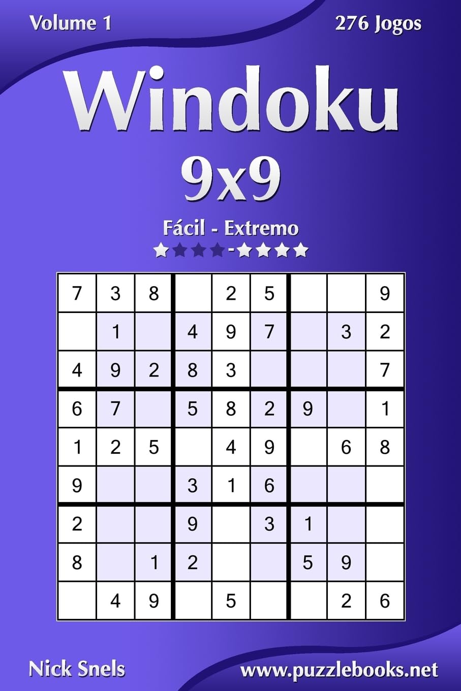 Windoku 9x9 - Fácil ao Extremo - Volume 1 - 276 Jogos baixar o livro de graça