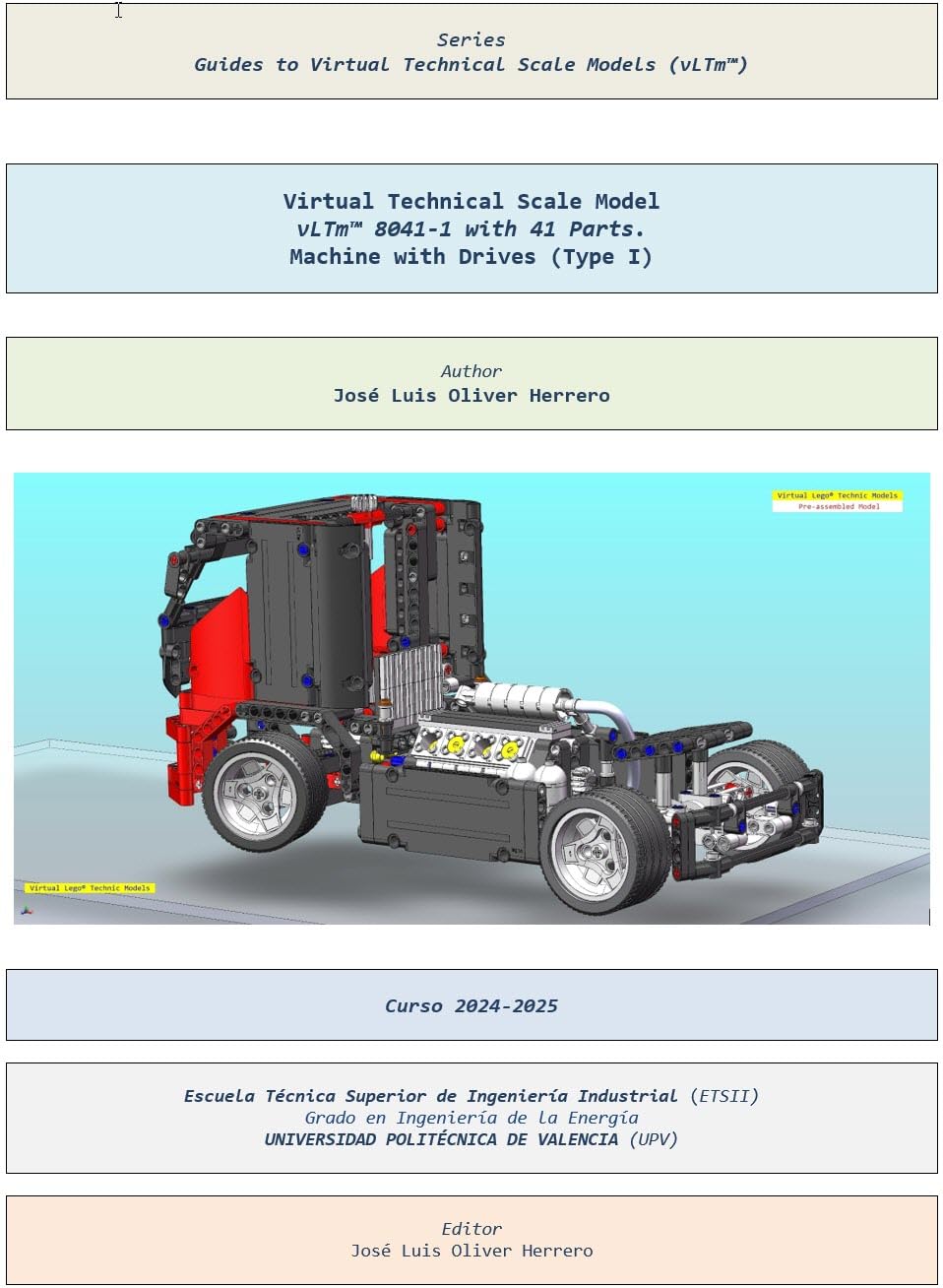 ler totalmente Virtual Technical Scale Model vLTm™ 8041-1 with 41 Parts. Machine with Drives (Type I) (Guides to Virtual Technical Scale Models (vLTm™) Book 1039) (English Edition)