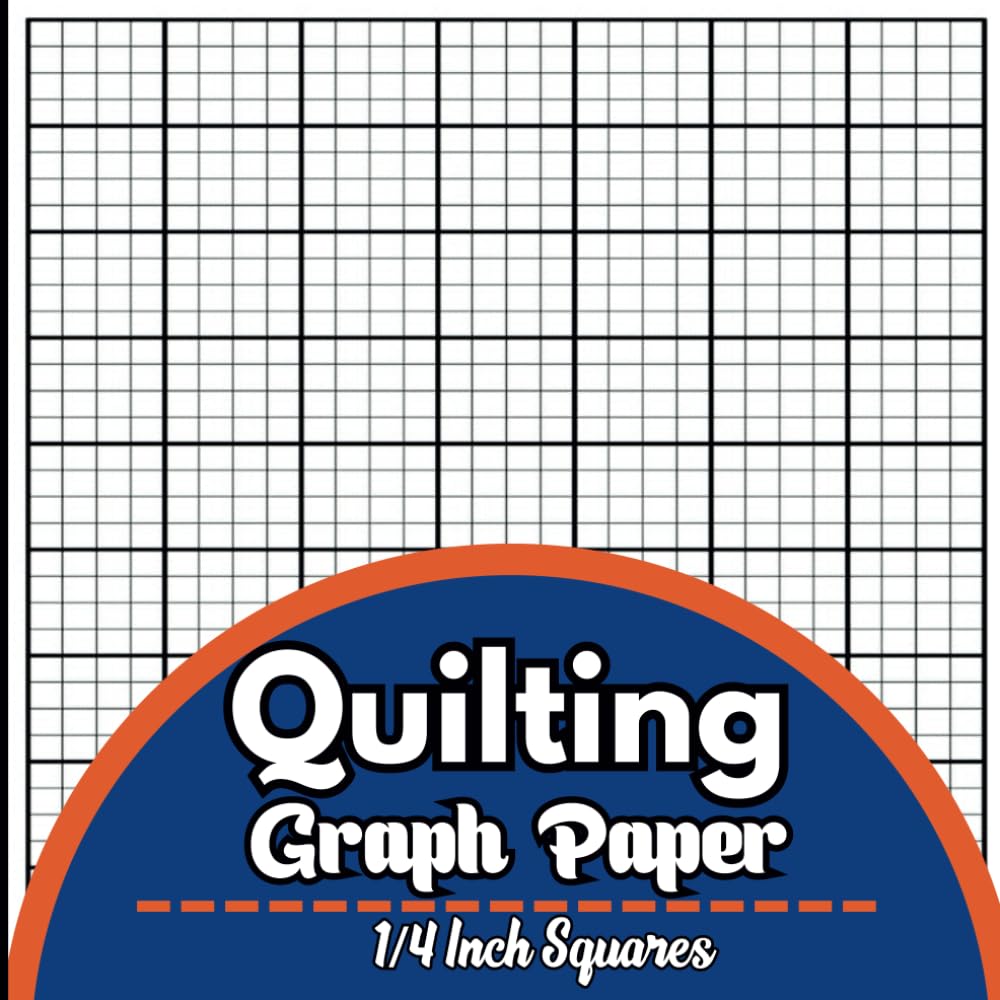 Quilting Graph Paper Notebook: One/Single Sided Quilting Design Pattern Journal for Quilter's ~ Precision Quilt Grid 1/4" Squares per inch - Ideal for... Project | Letter Format Size 8.5"x11" / A4 baixar livro de graça