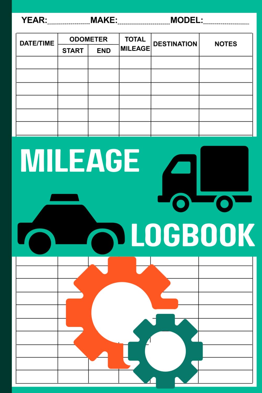 ler totalmente Mileage Log Book: Auto Mileage Journal, Odometer Tracker Logbook, Automotive Miles Tracker for Small Business or Personal Taxes – Car, Truck & Vehicle Record Keeper