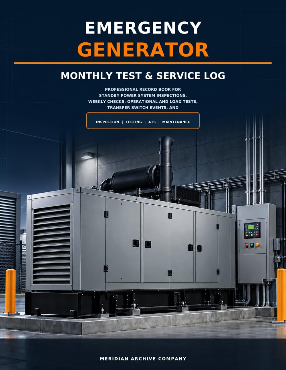 Emergency Generator Monthly Test & Service Log: NFPA 110-Compliant Record Book for Standby Power System Inspections, Weekly Checks, Monthly Load... Tests, and Annual Maintenance Documentation baixar o livro de graça