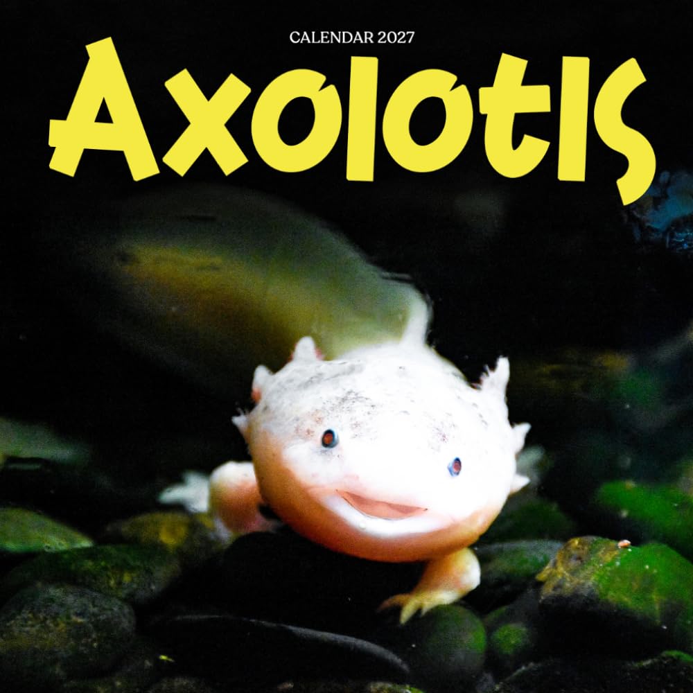 Axolotls Calendar 2027: Feathery Gills and Curious Faces baixar o livro de graça