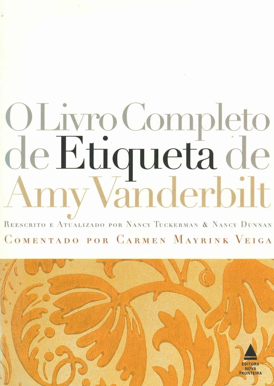 Livro Completo De Etiqueta De Amy Vanderbilt baixar livro de graça