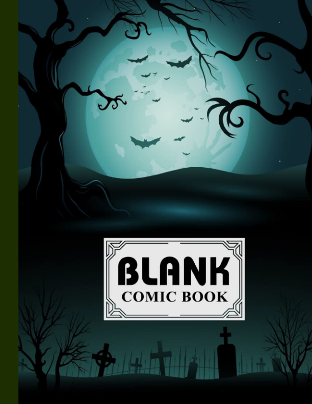 Blank Comic Book: Halloween Cover Blank Comic Book, Create Your Own Story, Journal, Notebook, Sketchbook for Kids and Adults, 120 Pages - Size 8.5" x 11" Notebook by Hans Dieter Bartels baixar o livro de graça