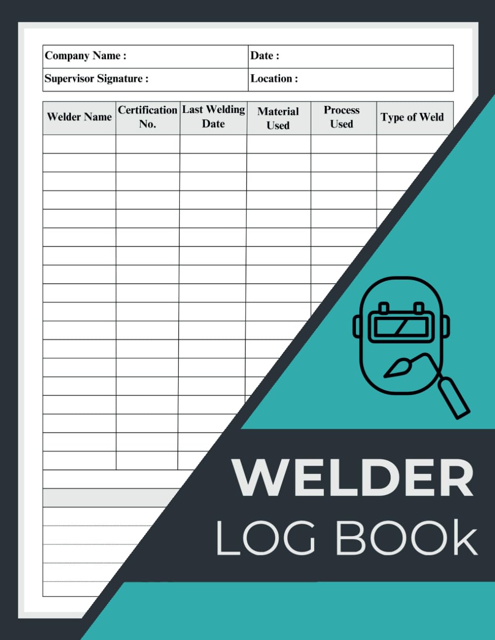 capítulo por capítulo baixar Welding Continuity Log Book: Welder Continuity Record, 100 Pages (8.5"x11")