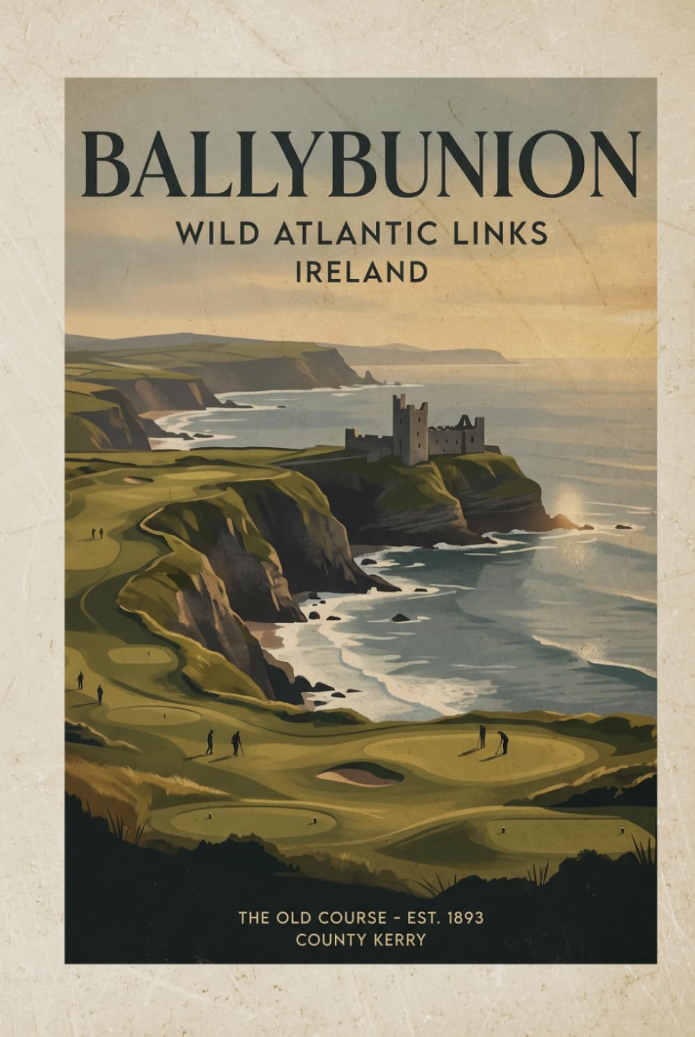 ler totalmente Point Nine Studio Ballybunion Old Golf Course Edition – Vintage Archive Logbook & Stats Tracker