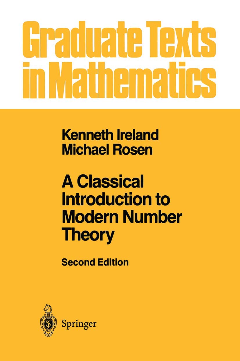 ler totalmente A Classical Introduction to Modern Number Theory: 84