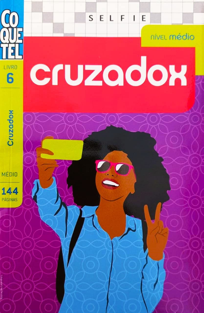 Palavras Cruzadas Cruzadox 6 - Médio - Folha Branca - Coquetel