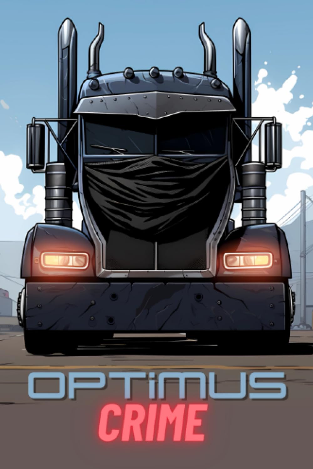 Optimus Crime: Blank journal lined, Funny gift for a guy but not only, Medium ruled notebook 100 pages with margin, 6x9 baixar o livro de graça