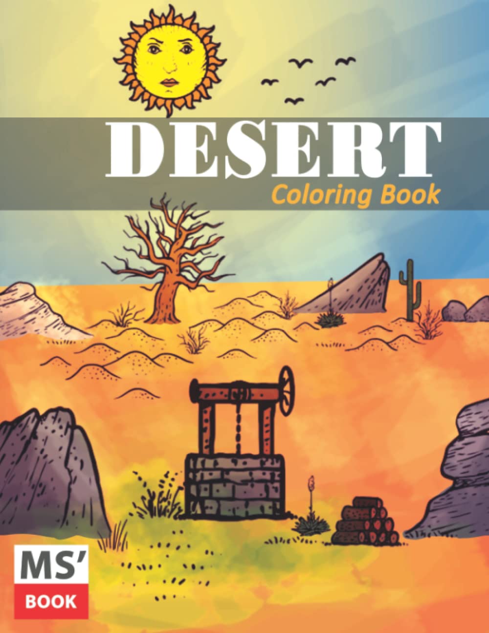 Desert Coloring Book for kids: Beautiful Desert Scenes, Wild nature and Landscapes Designs. baixar livro de graça