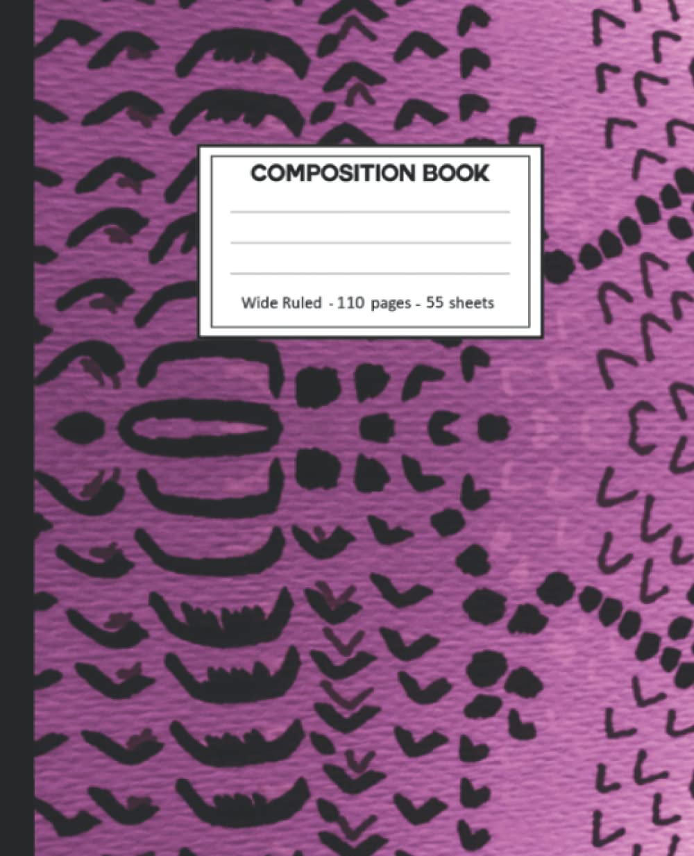 Composition Notebook: College Ruled: 110+ Lined Pages Writing Journal: Black dragon on White. baixar o livro de graça
