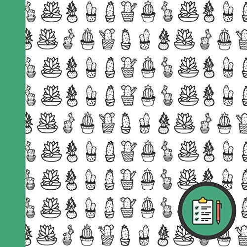 ler totalmente Cactus and Succulent Modern Square Tasks To Do Checklist Journal (Contemporary Organizer and Planner Checklist Notebooks)
