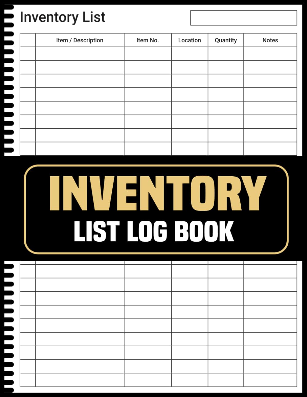 ler totalmente Inventory List Log Book: Organized Tracking for Stock