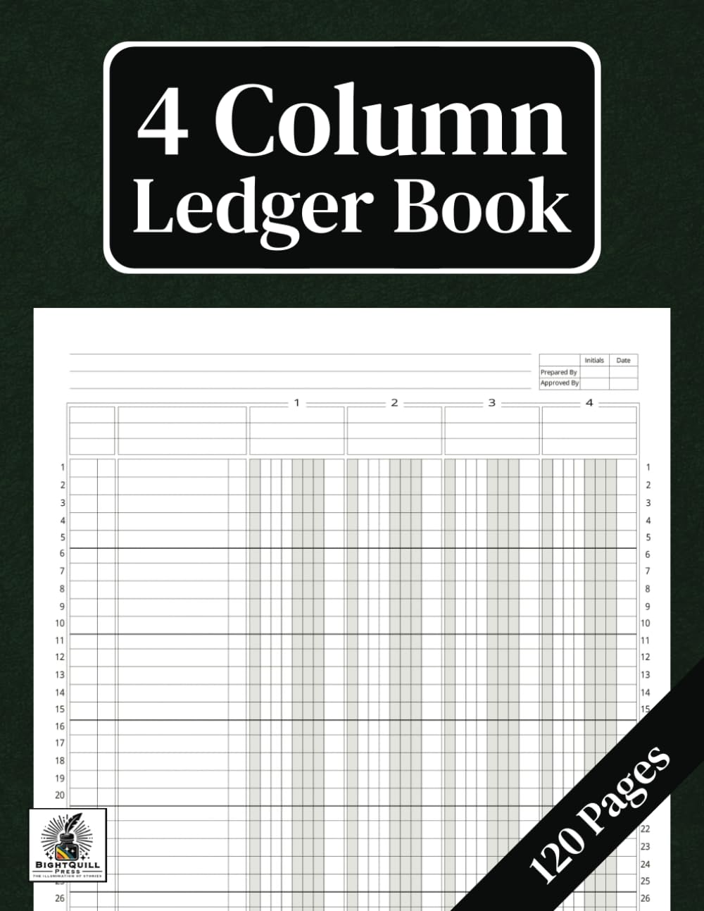 ler totalmente 4 Column Ledger Book: Simple Four Column for Bookkeeping and Accounting | Income and Expense Log Book for Small Business and Personal Use | 120 Pages, 8.5 x 11 Inches