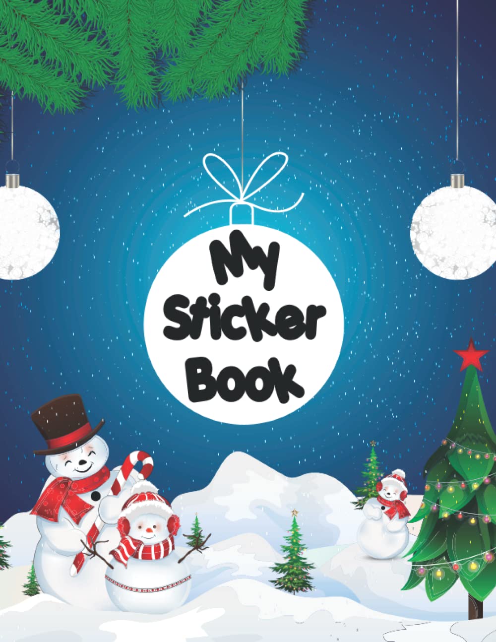 ler totalmente My Sticker Book: My Sticker Collecting for Children - Christmas Blank Sticker Book Merry Christmas Theme, Favorite Stickers Collecting Book for Kids