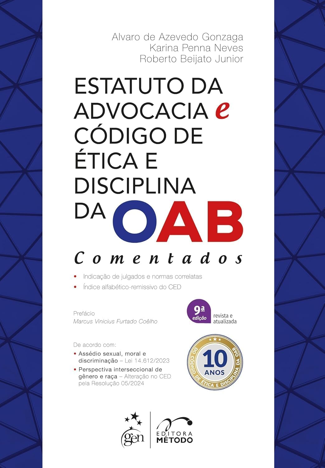 ler totalmente Estatuto da Advocacia e Código de Ética e Disciplina da Oab - Comentados - 9ª Edição 2025