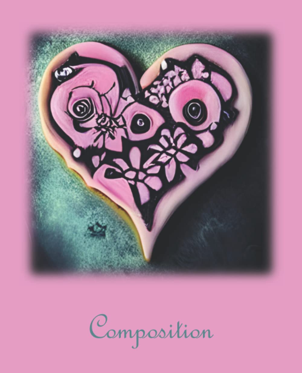 Composition: Pastel hearts and flowers Composition Notebook, Wide Ruled Composition Notebook, 120 Pages, Lined Paper, 7.5 X 9.25" (Composition Notebooks) baixar o livro de graça
