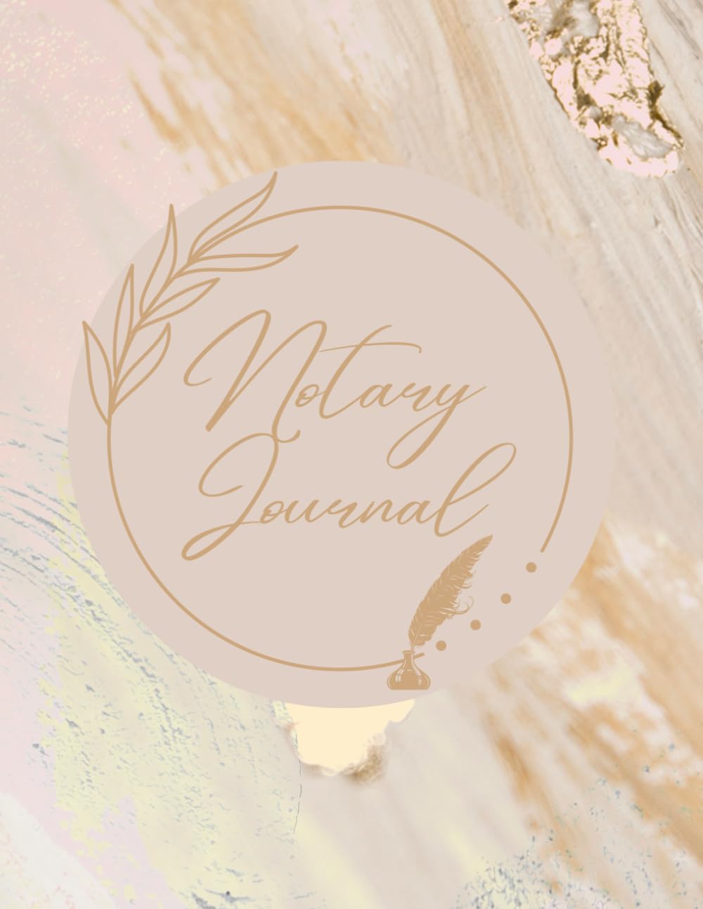 ler totalmente Notary Journal: Official Notary Log Book To Record Notarial Acts | 220 Entries | Notary Public Record Book For Women | Rose Gold Marble