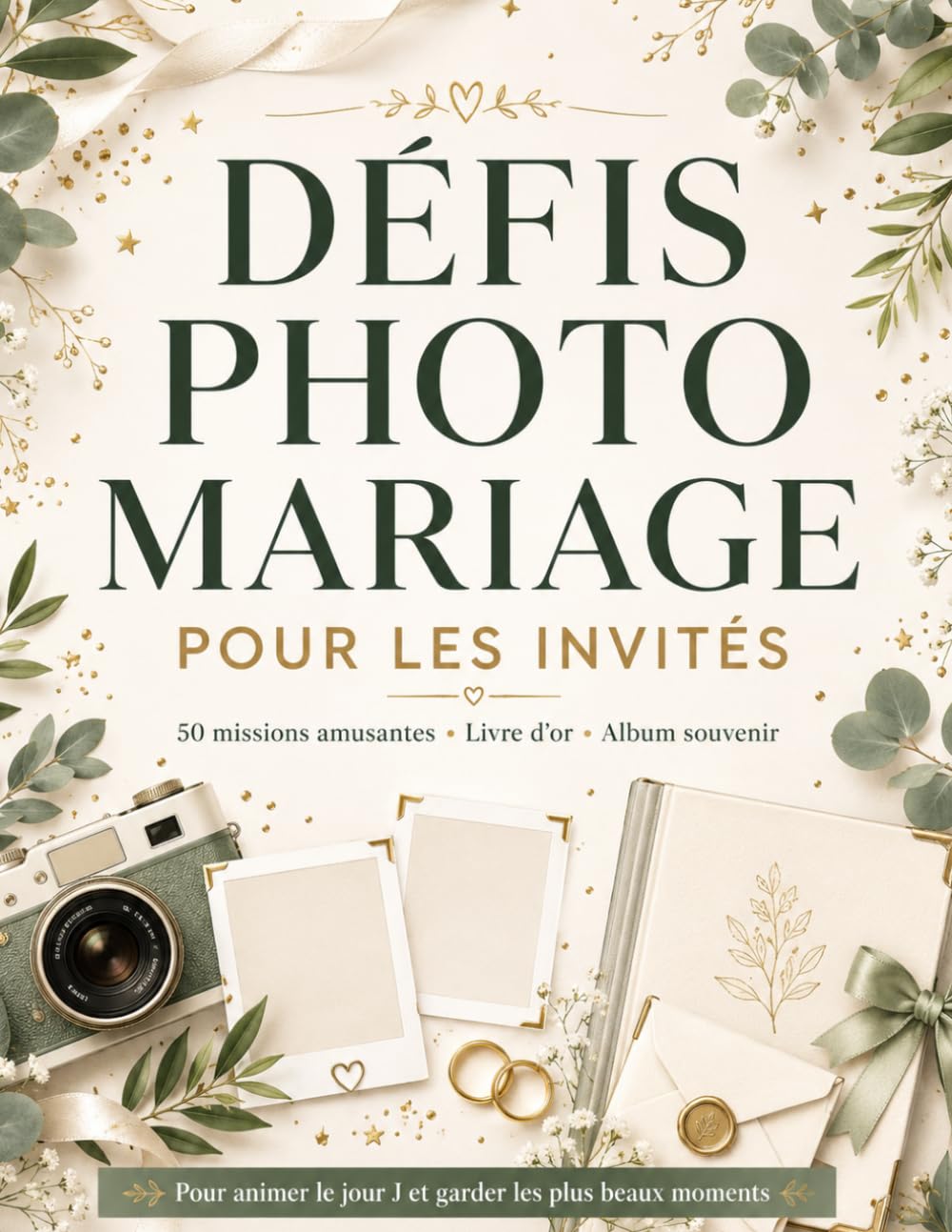 Défis Photo Mariage pour les Invités: 50 missions amusantes, livre d’or et album souvenir à compléter pour animer le jour J et garder les plus beaux moments (French Edition) baixar o livro de graça