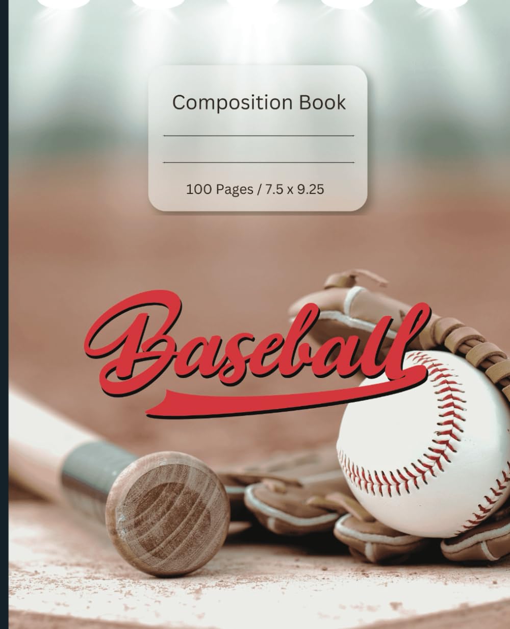 capítulo por capítulo baixar Baseball "My Favorite Pastime" Composition Book: Notebook with 100 College-Ruled Pages for Writing: Gifts for Kids, Boys, Teens, College Students, Fans, American Themed