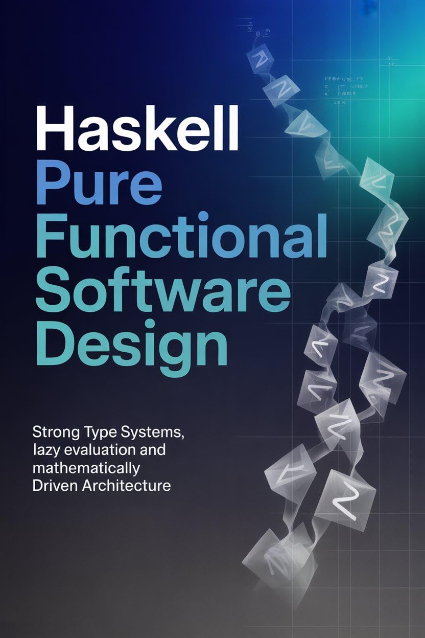 ler totalmente HASKELL PURE FUNCTIONAL SOFTWARE DESIGN: Strong type systems lazy evaluation and mathematically driven architecture (English Edition)