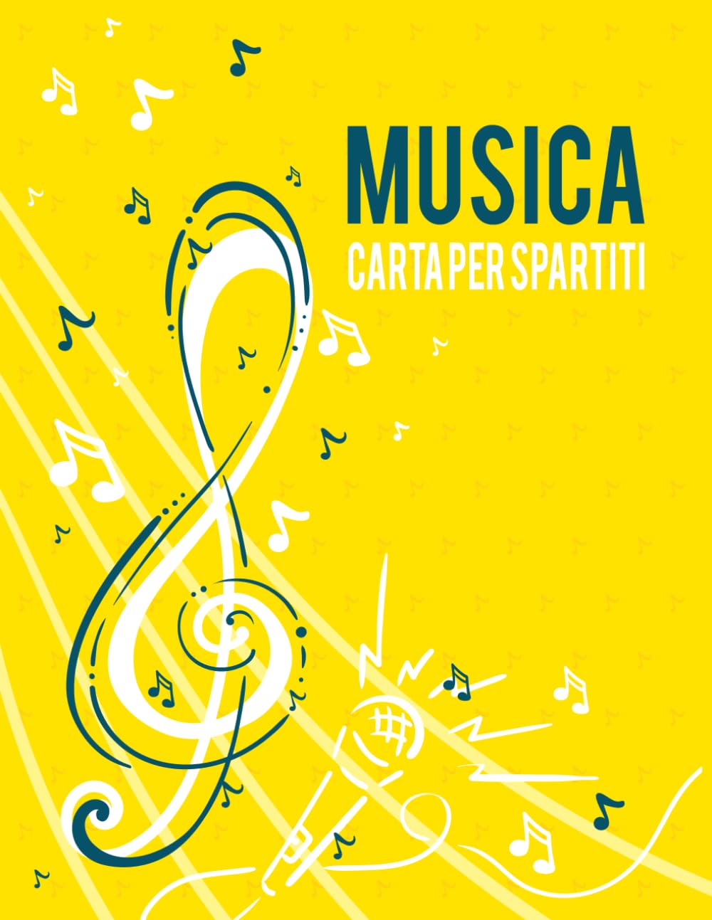 Taccuino di Musica: carta da spartito: 12 pentagrammi per pagina per scrivere: adatto a tutte le età e a tutti i processi di apprendimento (Italian Edition)