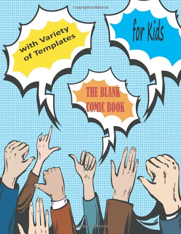 The Blank Comic Book Notebook: A Large 8.5" x 11" Notebook and Sketchbook for Kids and Adults to Unleash Creativity- Variety of Templates - More than 100 Blank Pages For Comic Book Drawing baixar livro de graça