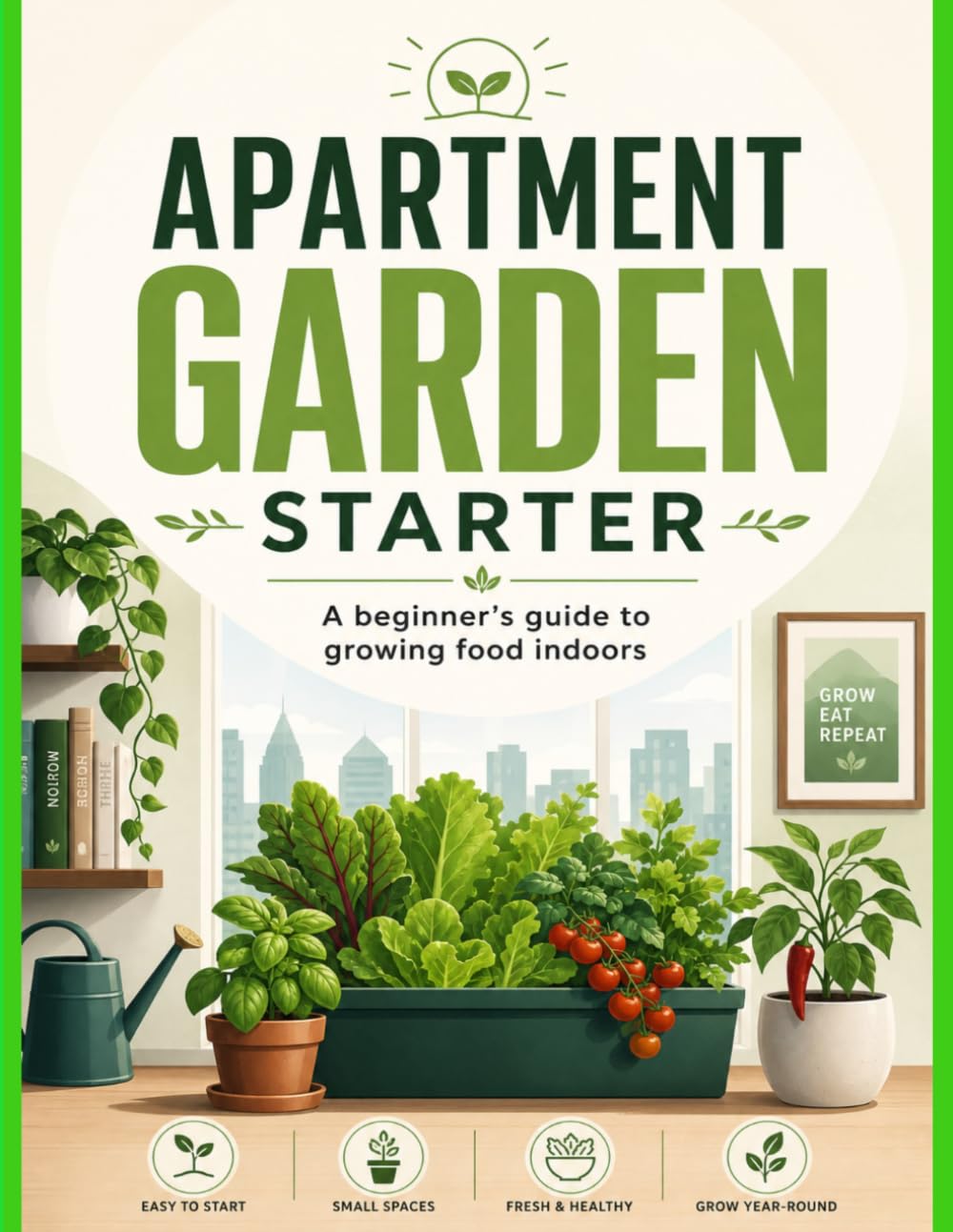 ler totalmente Apartment Garden Starter: A Practical Planner and Starter Guide for Indoor, Balcony, and Small Space Gardening