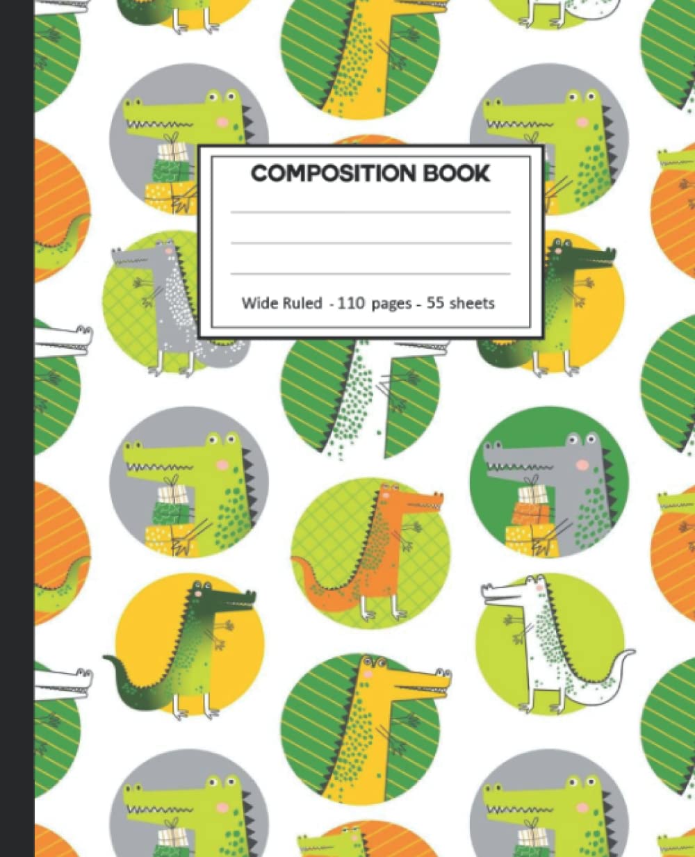 Composition Notebook: Crocodiles College Ruled: 110+ Lined Pages Writing Journal. baixar livro de graça