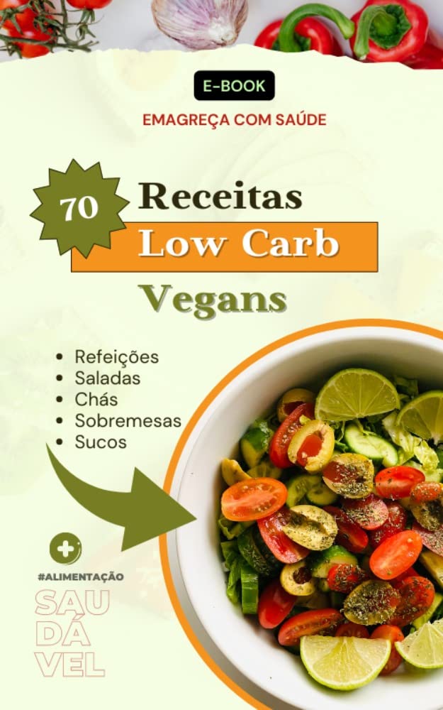 70 Receitas Fit Low Carb Fáceis, Atuais e Vegans. baixar livro de graça