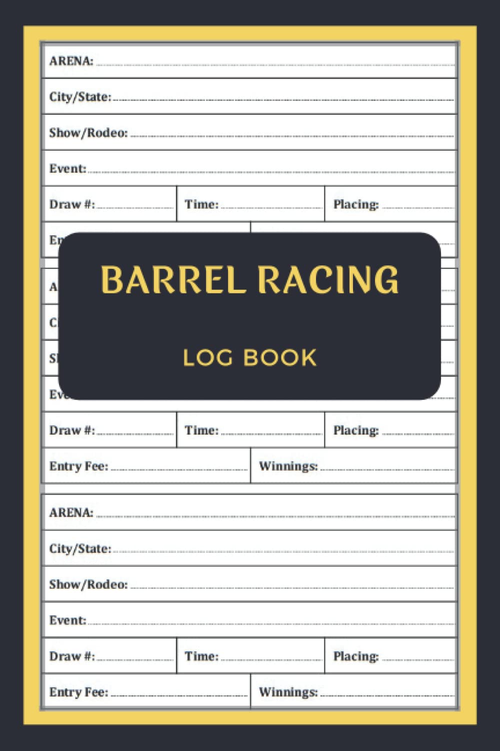 Barrel Racing Log Book: Barrel Racer Tracker, Pole Bending Dairy for Rodeo Cowgirls and Horse Riding, Horse Lovers Log Book baixar o livro de graça