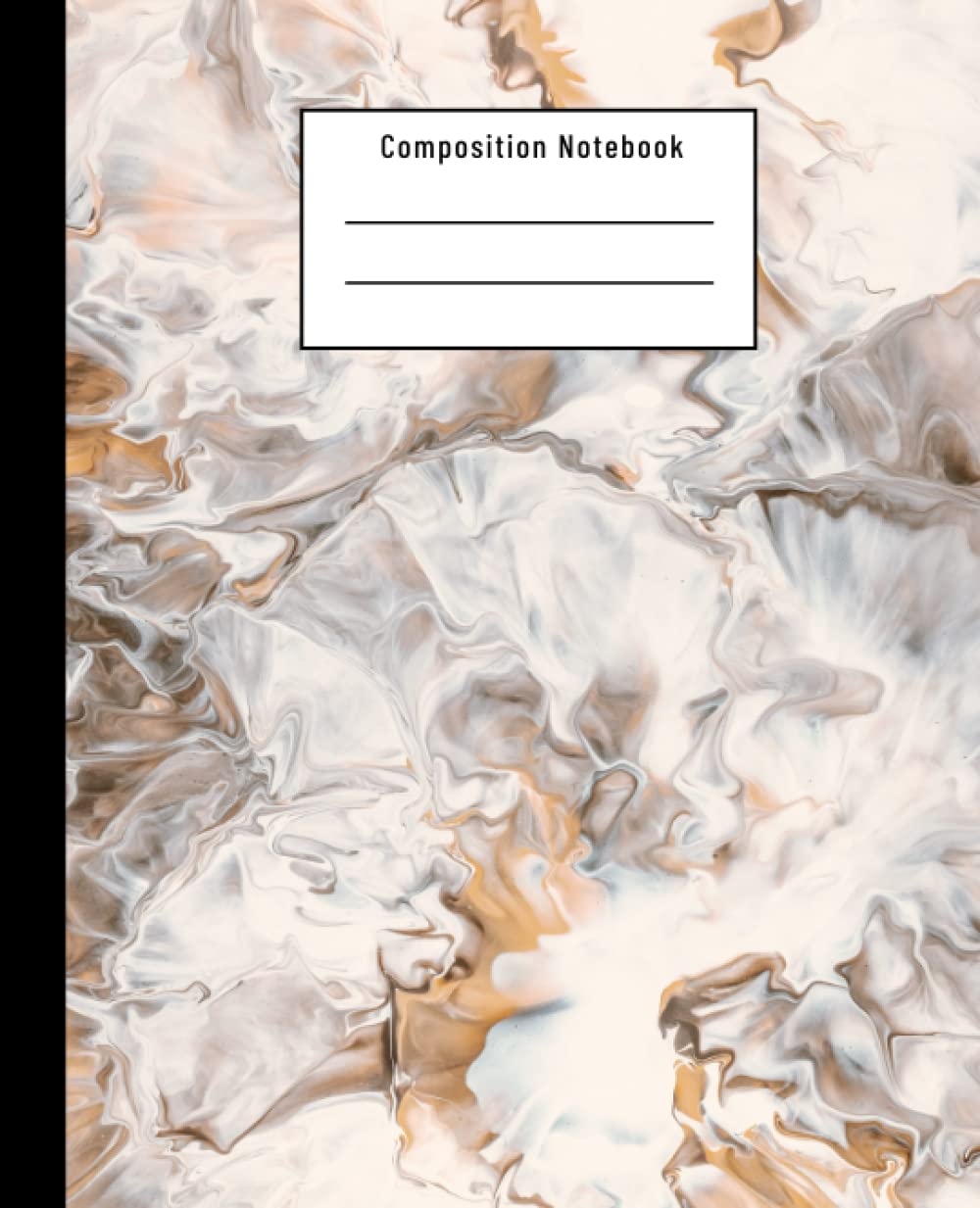 ler totalmente Composition Notebook: Blue and White Marble | Liquid Abstract Painting Workbook: Wide Ruled Lined Paper, For Kids, Back To School and Adults (7,5 x 9,25 120 Pages)