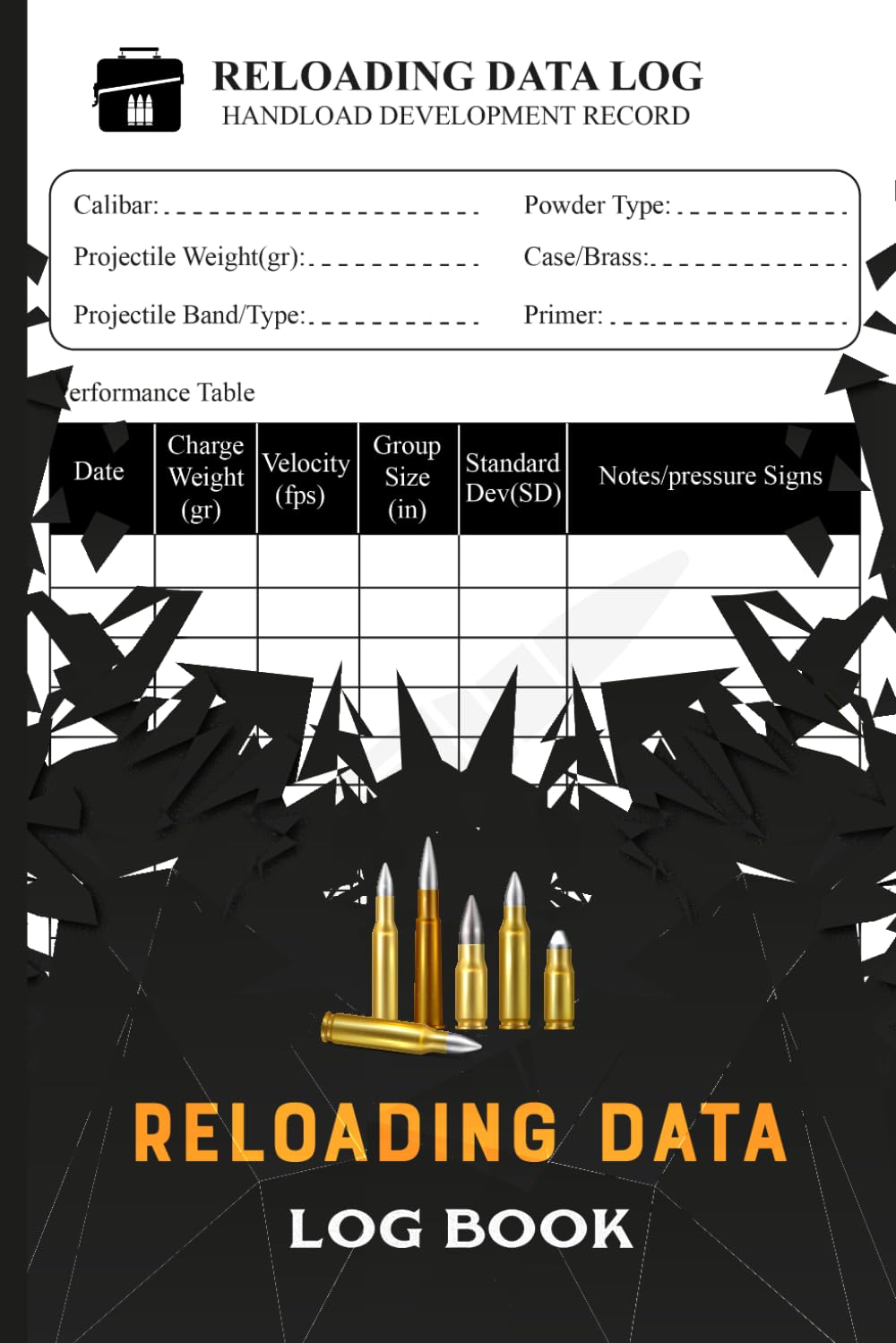 capítulo por capítulo baixar Reloading Data Log Book: Keep Your Reloading Records Organized with Space for Load Data Components Measurements Results and Notes