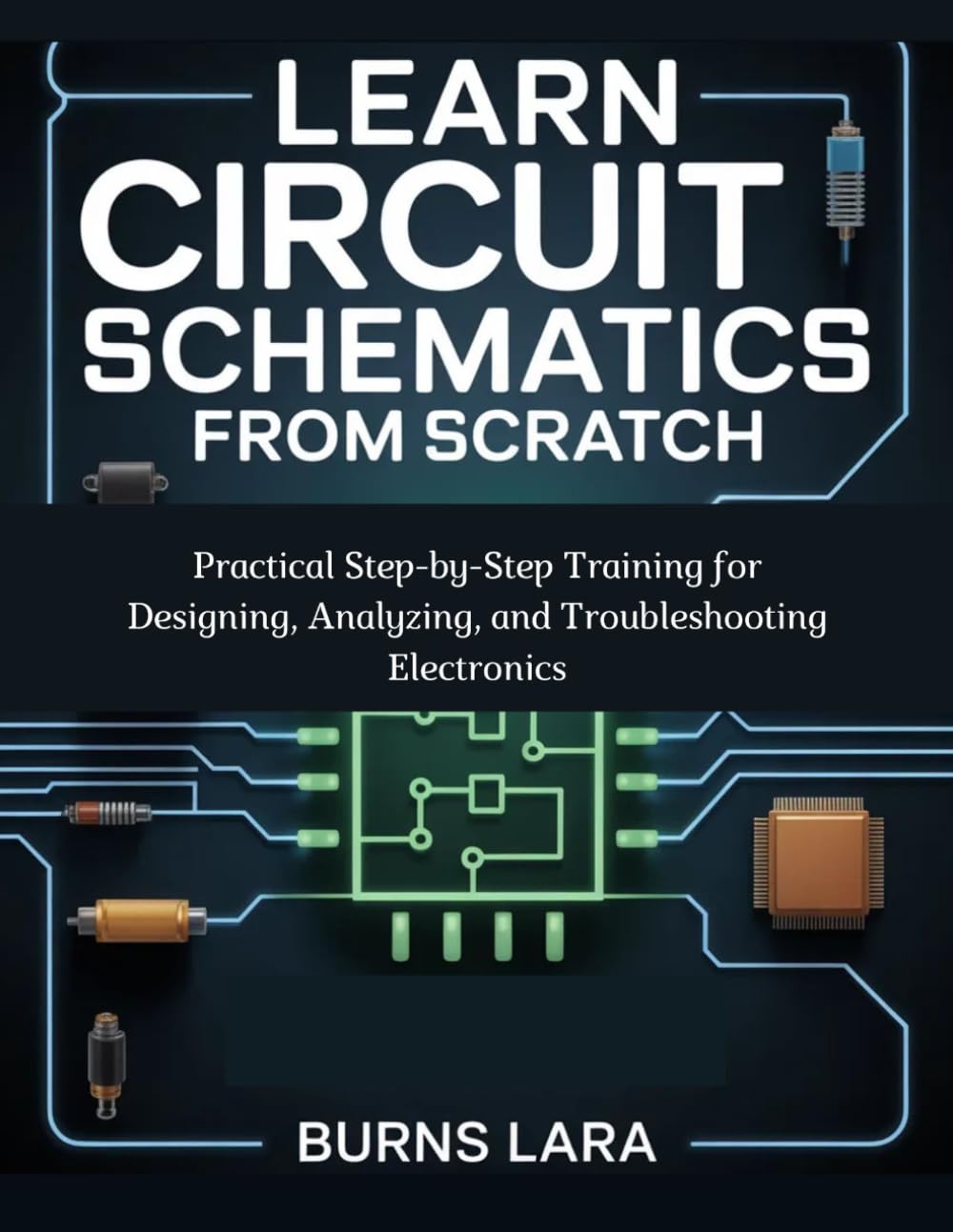 ler totalmente Learn Circuit Schematics from Scratch: Practical Step-by-Step Training for Designing, Analyzing, and Troubleshooting Electronics