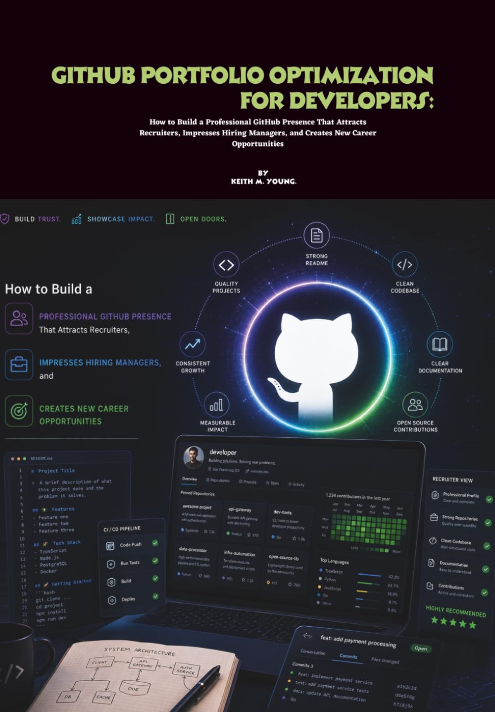 GitHub Portfolio Optimization for Developers: How to Build a Professional GitHub Presence That Attracts Recruiters, Impresses Hiring Managers, and Creates New Career Opportunities baixar o livro de graça