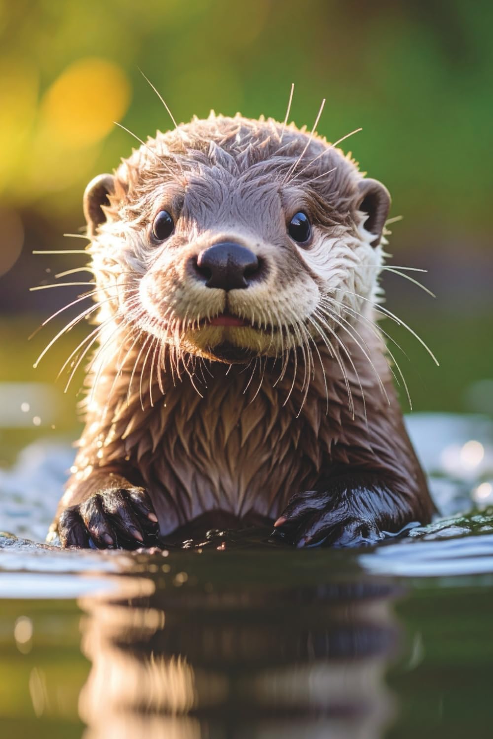 ler totalmente Otter: Notitieboekje | Dagboek: Gelinieerd | 100 pagina's | 17x24,4 cm