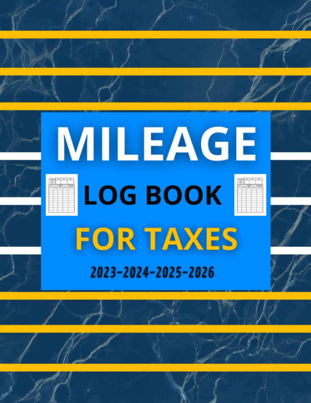 Mileage Log Book For Taxes 2023-2026: Auto Mileage log Book / Mileage log Book for Taxes / Auto Mileage Tracker to Record and Track your Daily Mileage... for taxes Vehicle Expense. (French Edition) baixar livro de graça