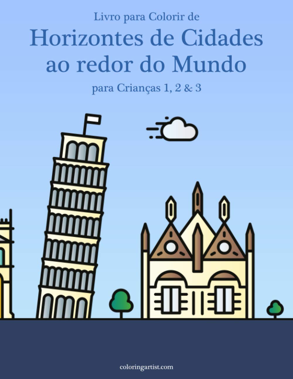 capítulo por capítulo baixar Livro para Colorir de Horizontes de Cidades ao redor do Mundo para Crianças 1, 2 & 3