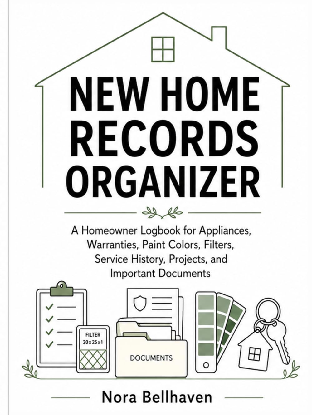 New Home Records Organizer: A Homeowner Logbook for Appliances, Warranties, Paint Colors, Filters, Service History, Projects, and Important Documents baixar o livro de graça