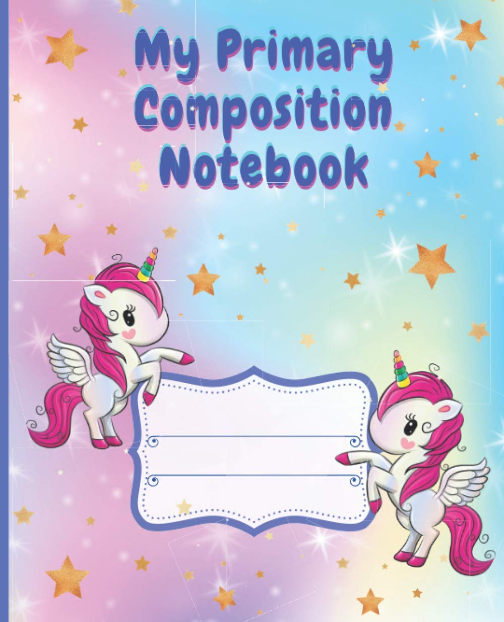 My Primary Composition Notebook: Cute Unicorn Journal and Sketchbook For Girls - Dotted Midline and Picture Space - Draw & Write baixar livro de graça