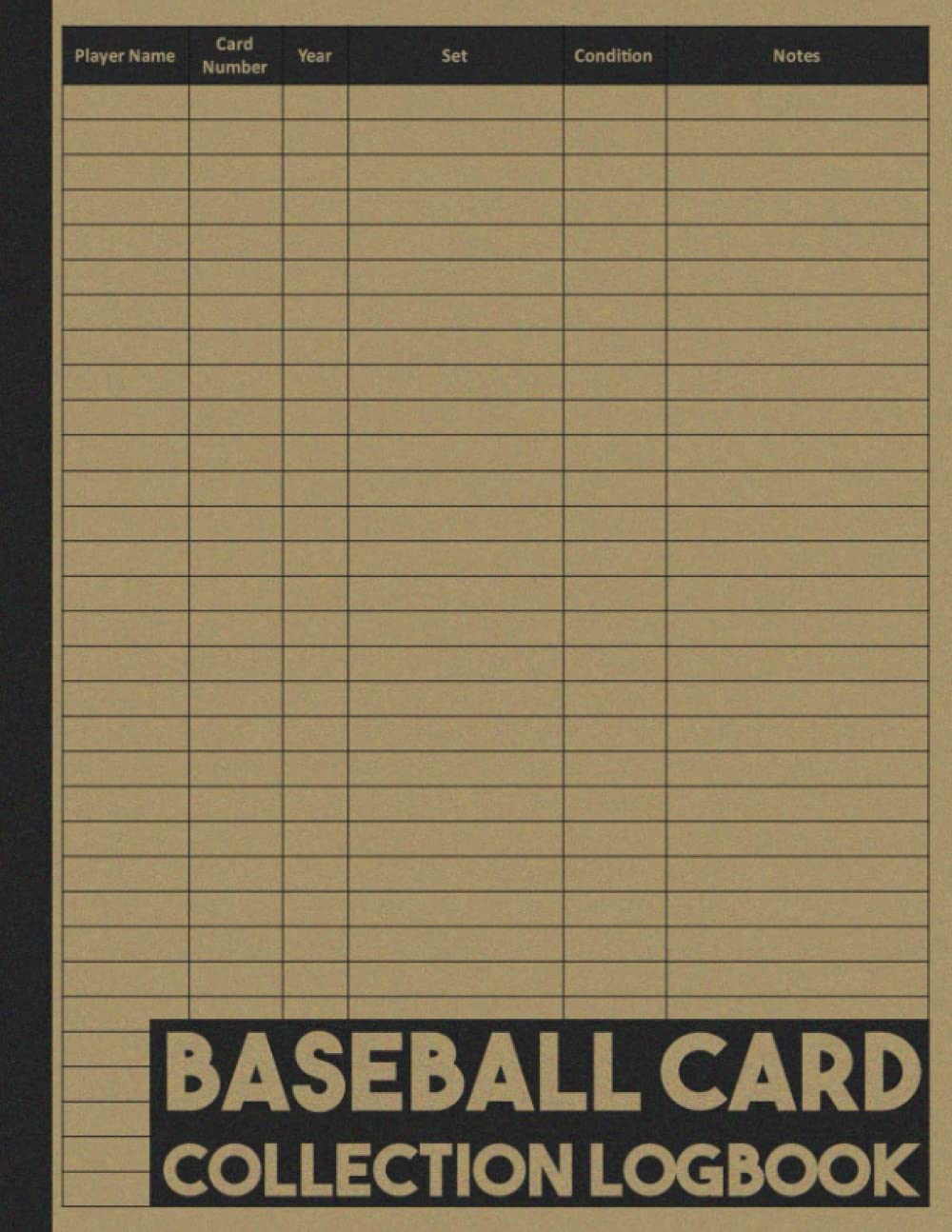 capítulo por capítulo baixar Baseball Card Collection Logbook: Baseball Inventory Log Book to Track your Card Collections, Keep a Detailed Log of your Favorite Collectable Sports Cards, Large Size 8.5 x 11 Inches