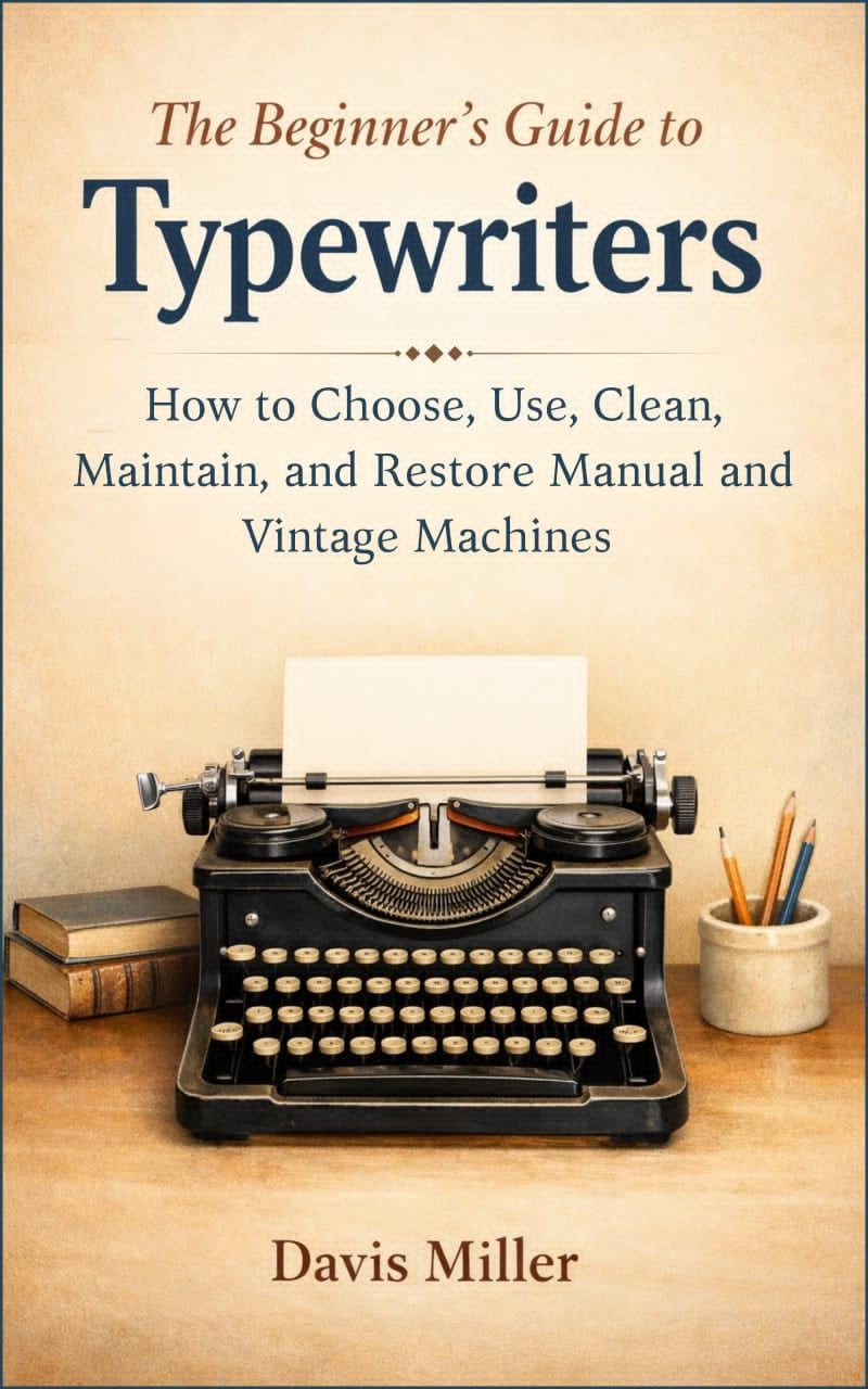 ler totalmente The Beginner’s Guide to Typewriters: How to Choose, Use, Clean, Maintain, and Restore Manual and Vintage Machines (The Classic Equipment Handbook Series 3) (English Edition)