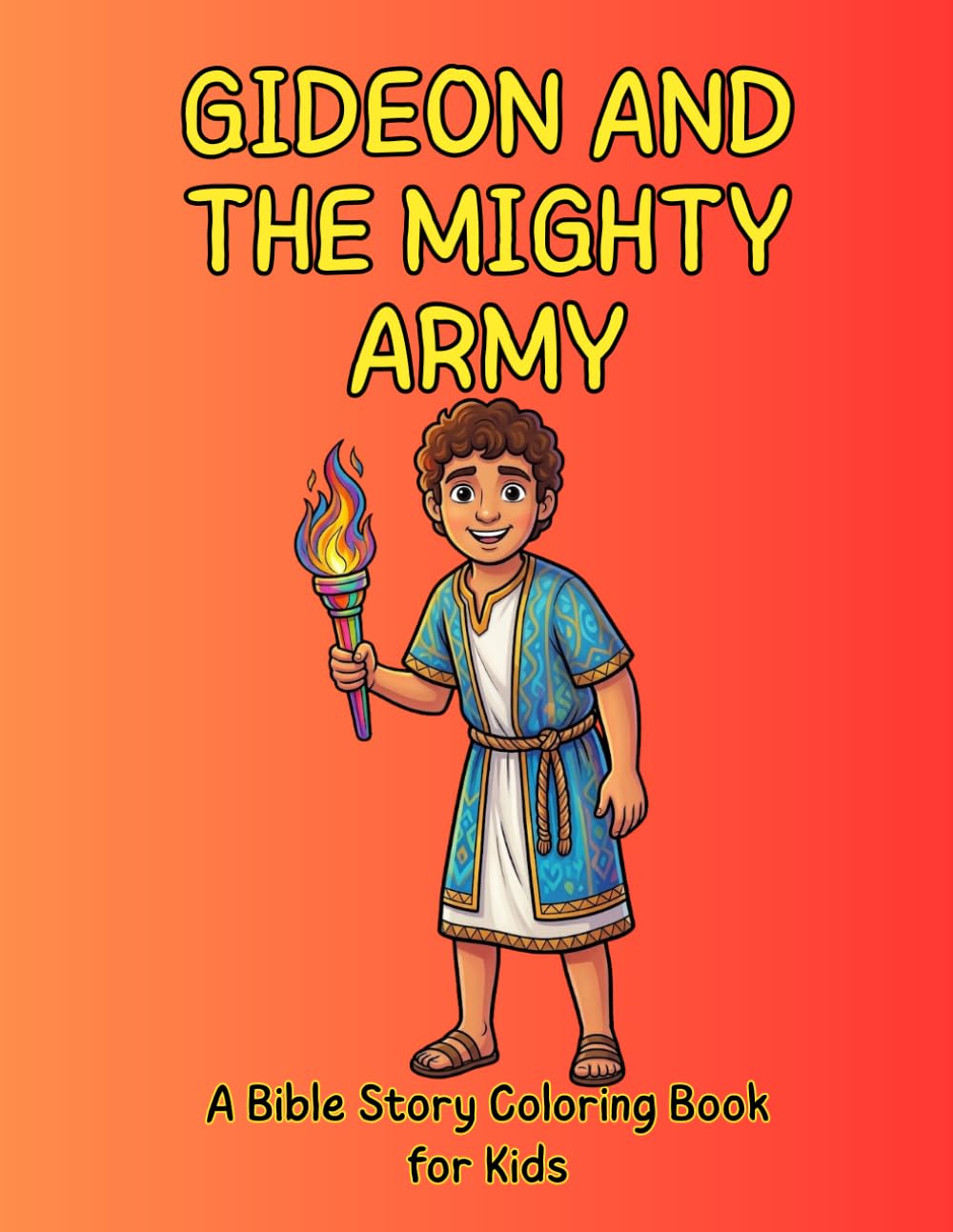 Gideon: The Brave Warrior — A Bible Story Coloring Book for Kids: A Story of Turning Fear into Faith and Trusting God More Than Our Own Strength | For... Book 2) (Historias biblícas para colorear) baixar livro de graça
